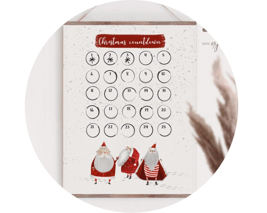 Need an Advent calendar ASAP? This printable version from MiniExplorers can have you counting the days in a flash