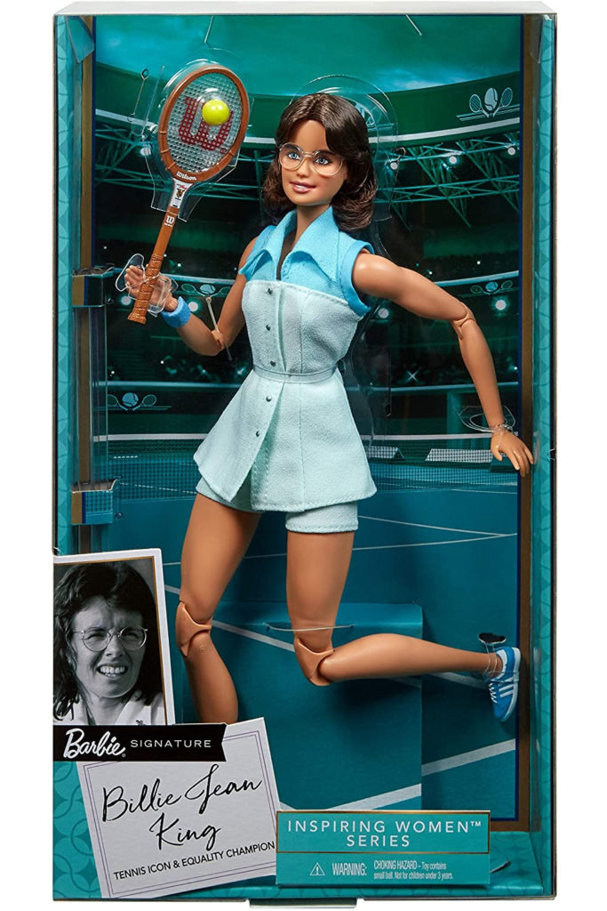 Holiday gift idea: Billie Jean King from the Inspiring Women Barbie series 