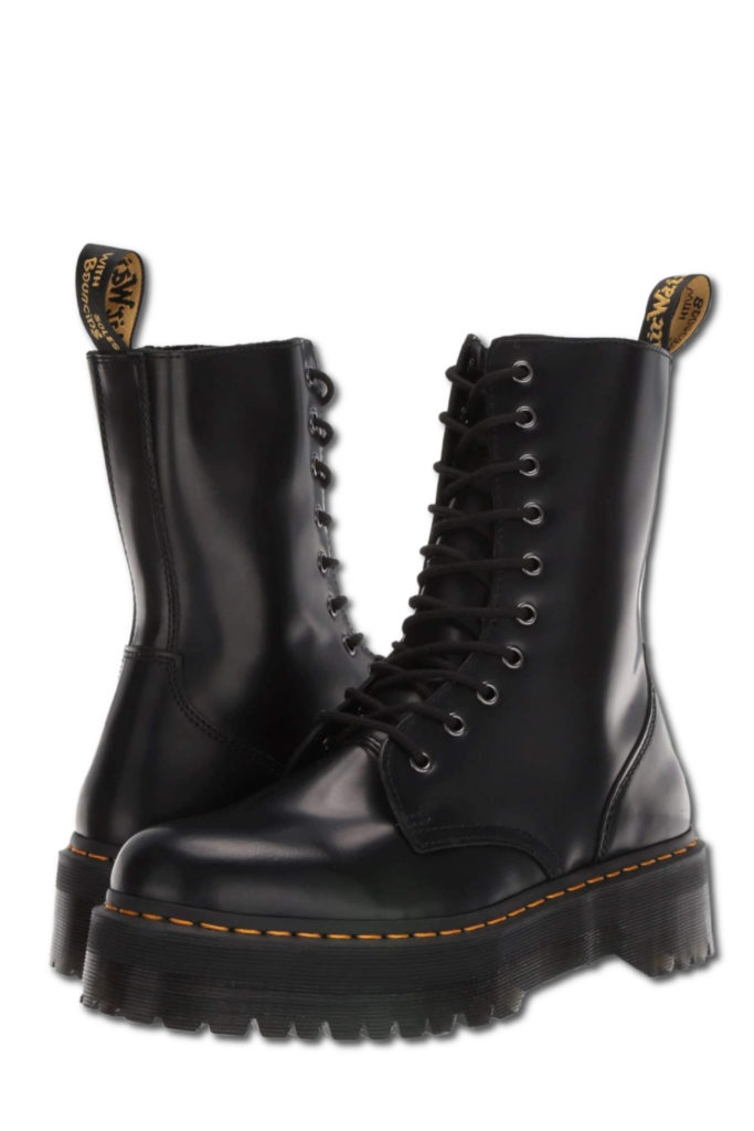 Doc Martens classic Jadon boot with a new height and higher lug sole: perfect for fall 2021