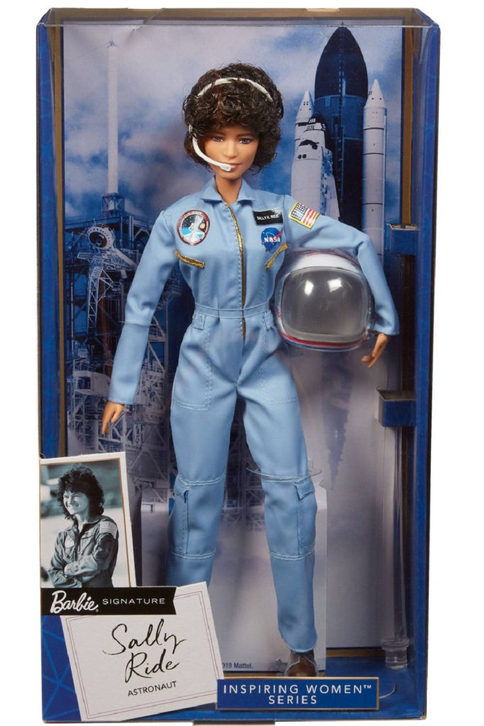 Sally Ride from the Inspiring Women Barbie series 