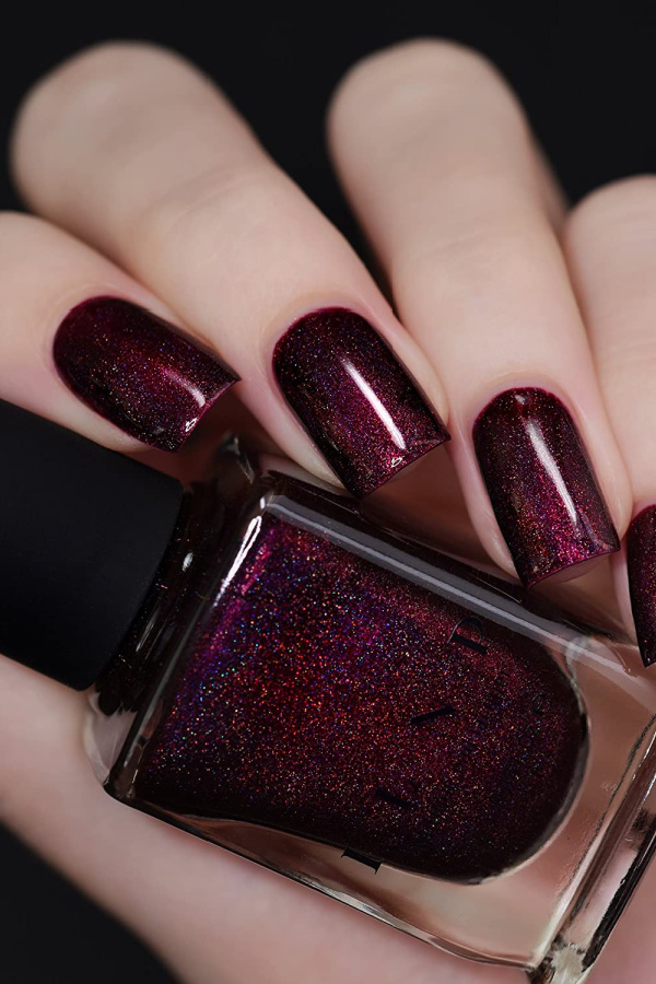 A dark, witchy nail polish is a fun non-candy Halloween gift for tweens and teens
