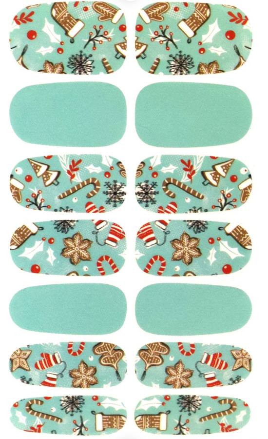 Winter Nail Trends 2021: Nail Wraps from Cleble Nails on Etsy