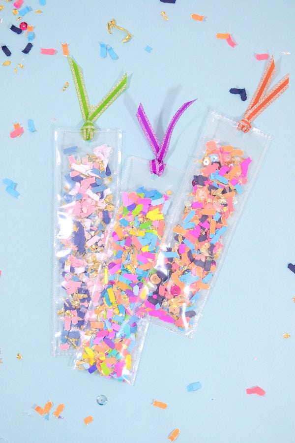 Teens can make this DIY bookmark using the tutorial from The Confetti Bar