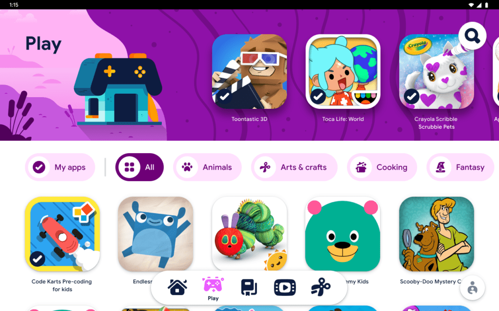 Google Kids Space is a kids mode on select Android Tablets | sponsor