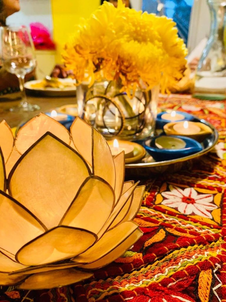 Setting a gorgeous table for Diwali: What we serve and what we eat and why | photo © Nirasha Kumar