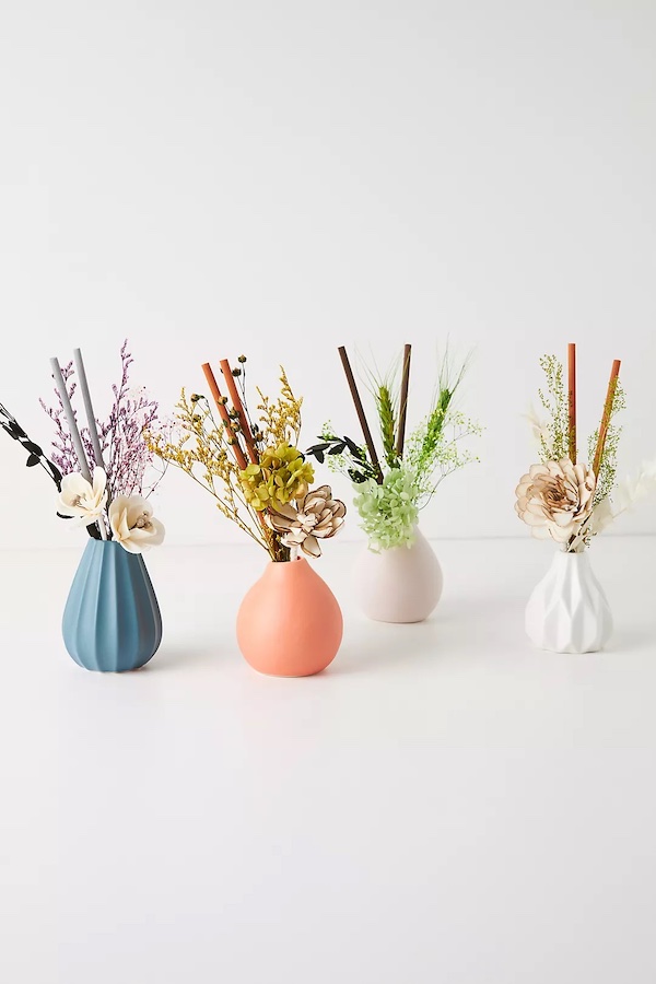 Floral bouquet ceramic diffusers under $20 on sale at Anthropologie