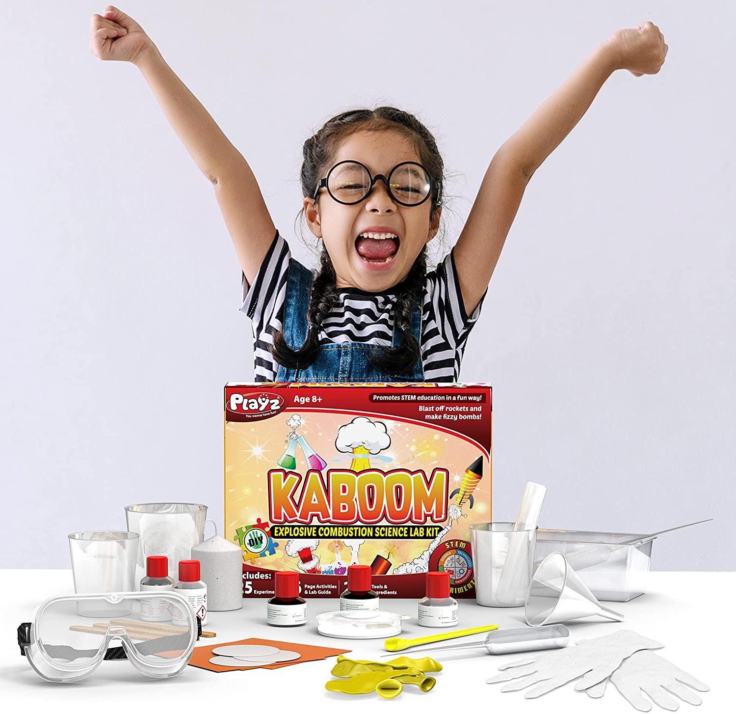 Best gifts for tween girls: KABOOM! Explosive science STEM kit