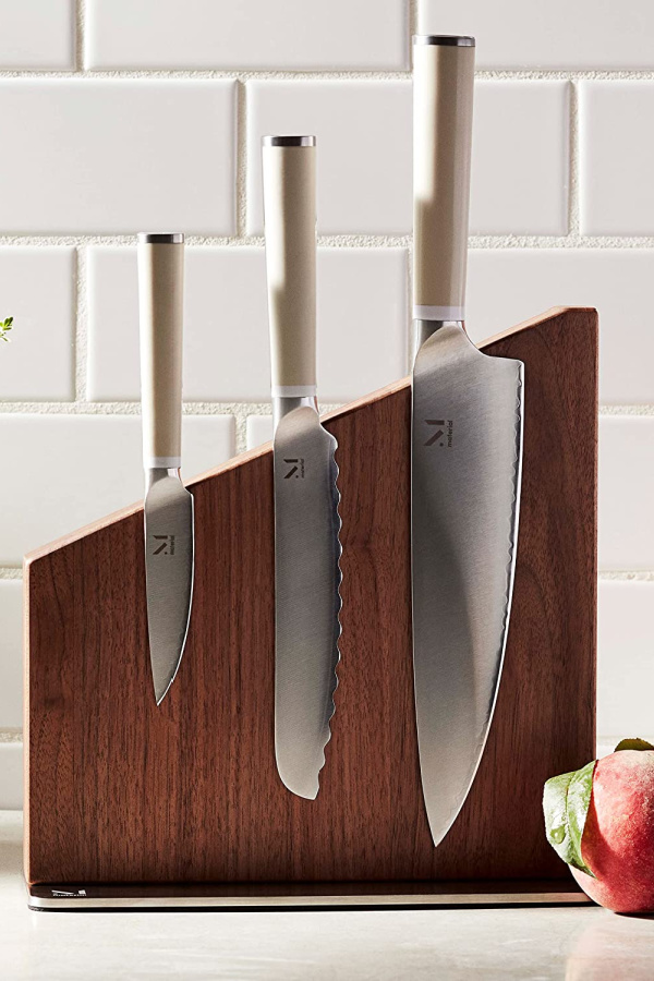 Material Knife Set Trio + Wooden Stand: Our favorite small business holiday gifts from Oprah's Favorite Things list