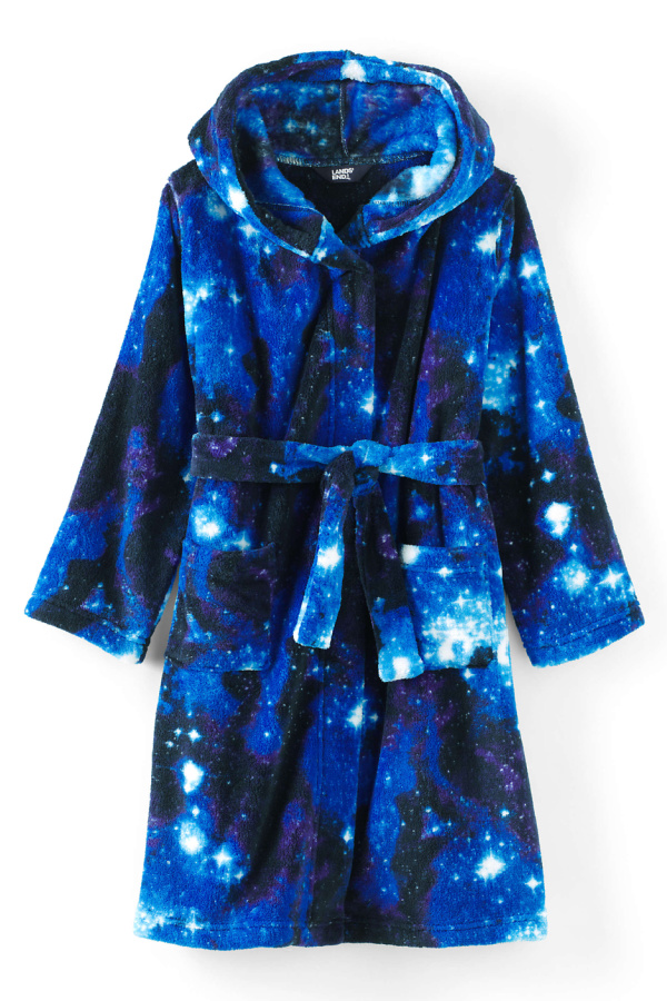 Unique personalized gifts for kids: personalized galaxy robe from Lands End