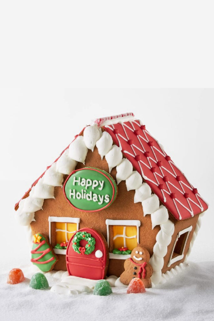 Unique personalized gifts for kids: A personalized gingerbread house with their name on it