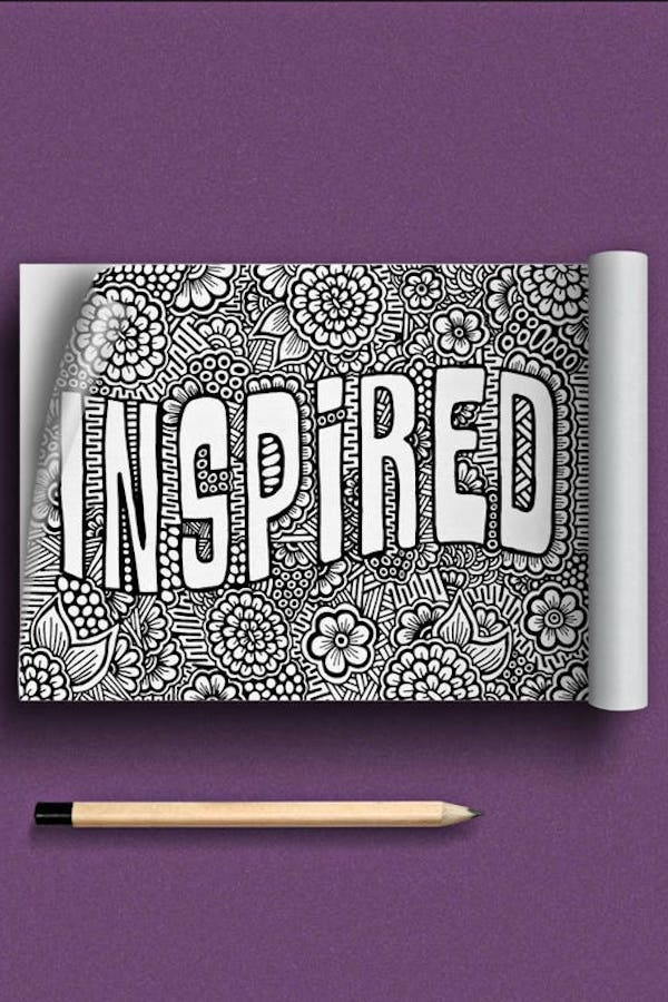 Printable coloring pages from The Coloring Project on Etsy