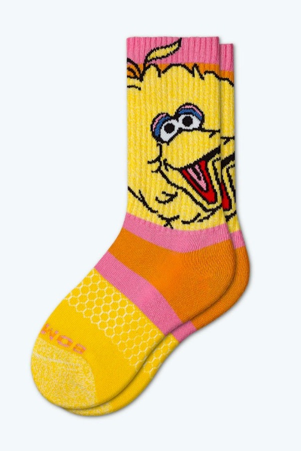 Big Bird sock from Bombas make a great gift under $15