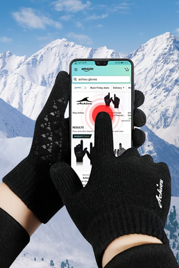 Achiou winter texting gloves: Best gifts under $15