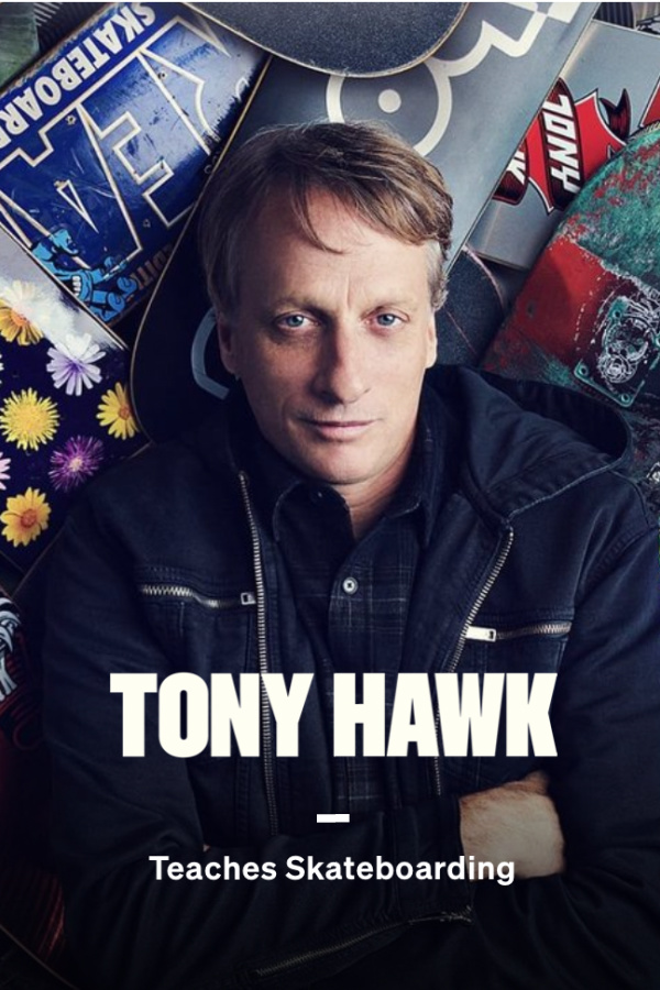 Creative gifts for men who have everything: Masterclass gift card for an online course like skateboarding with Tony Hawk