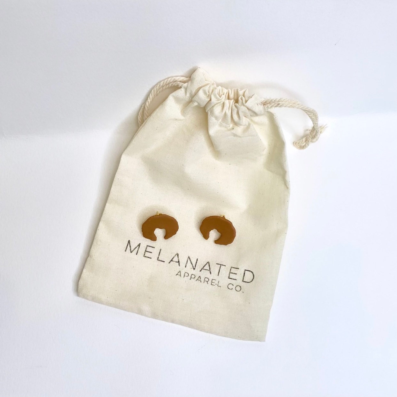 Handmade Afro Studs from Melanated on Etsy: Wonderful gifts under $15