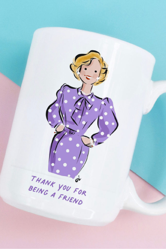 Betty White "Thank you for Being a Friend" mug from Sophie and Lily: Profits help support the Best Friends Animal Sanctuary ?