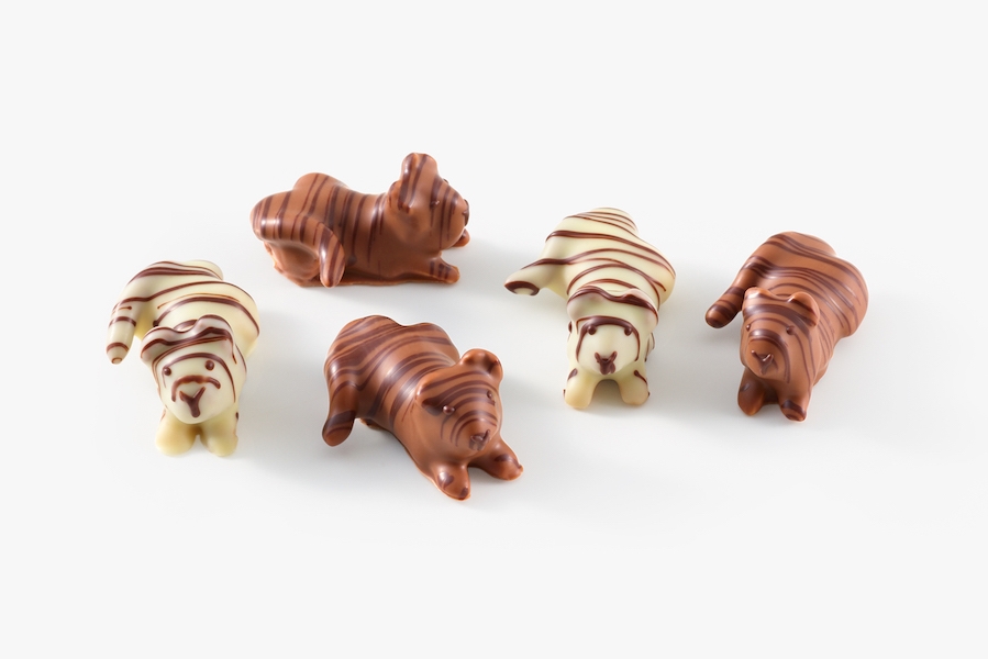 Handmade chocolate tigers from L.A. Burdick for Chinese New Year