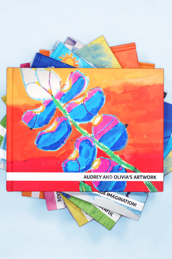 The best ideas for displaying kids' artwork: Artkive app | Professionally photographed kids' art book