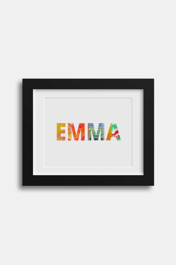 The best ideas for displaying kids' artwork: Name artwork display | Itsy Art