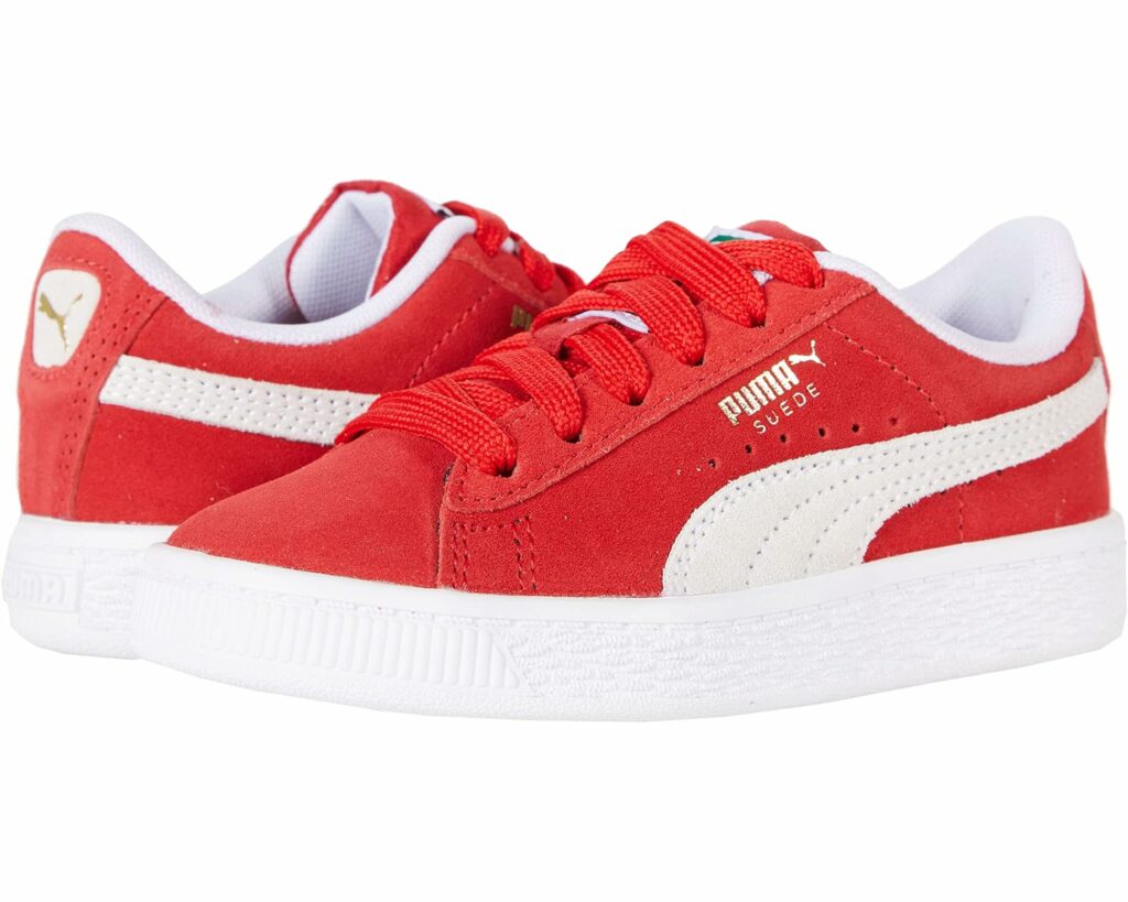 Valentine's Day gifts for boys: Bright Red Puma Suede Classic Sneakers