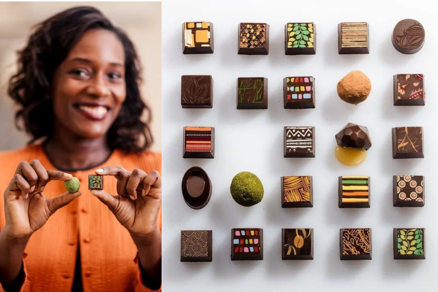 Black-owned chocolate companies we love: Here, Selaissie Atadika of MIdunu Chocolate