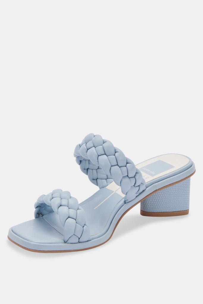 Puffy braided sandals on trend for spring/summer 2022: Dolce Vita Ronin Braided Sandals are a great day-to-night shoe