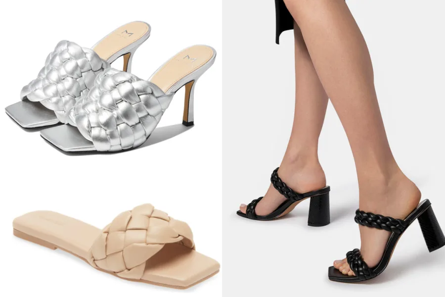 Sale alert: Liz’s favorite puffy, textured, and braided sandals right now. This trend’s not going anywhere!
