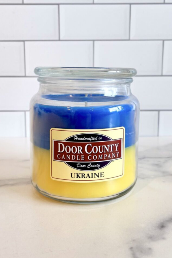 UkraineCandle from Door County Candle Co