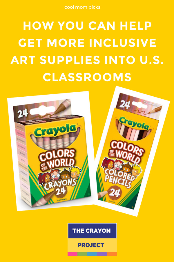 Support The Crayon Project, a non-profit making sure US classrooms are a place for inclusion and diversity | cool mom picks