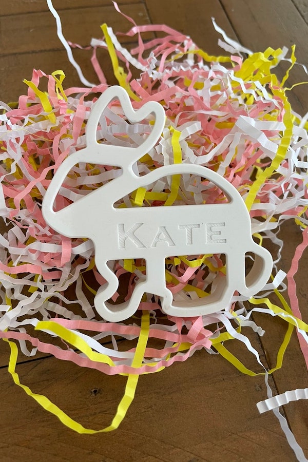 Easter basket ideas under $20: Personalized cookie cutters at Sweet Cookie Cutters