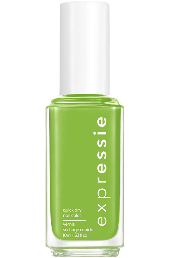 Lime green Essie expressie nail polish: A fun way to wear lime this spring and summer