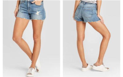 My all-time favorite jean shorts are back at Target. Hooray!