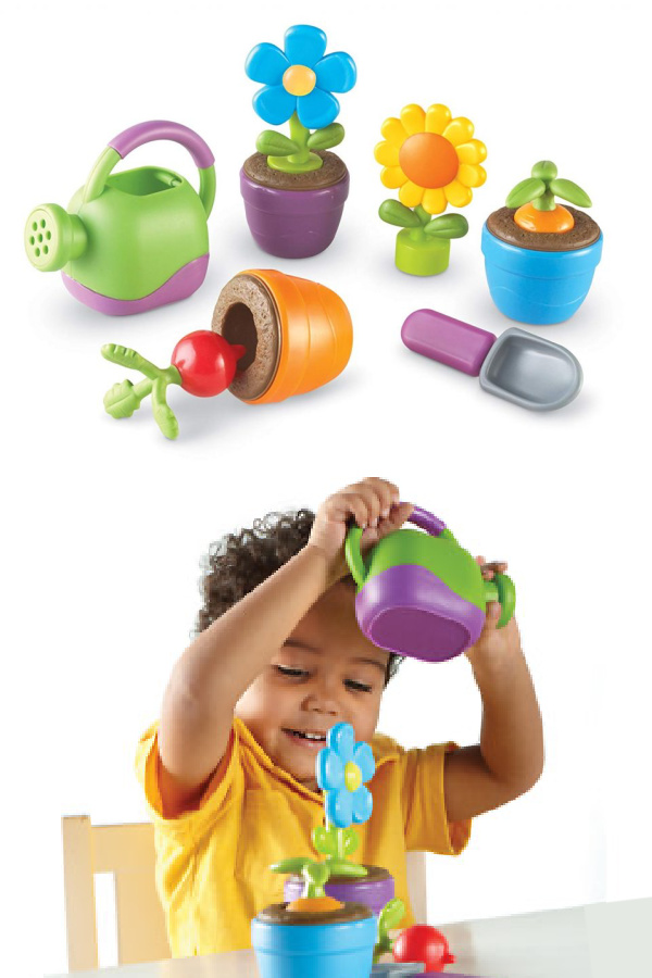 Creative Easter basket gifts for kids under $20: Learning Resources play garden is so cute for toddlers and little kids
