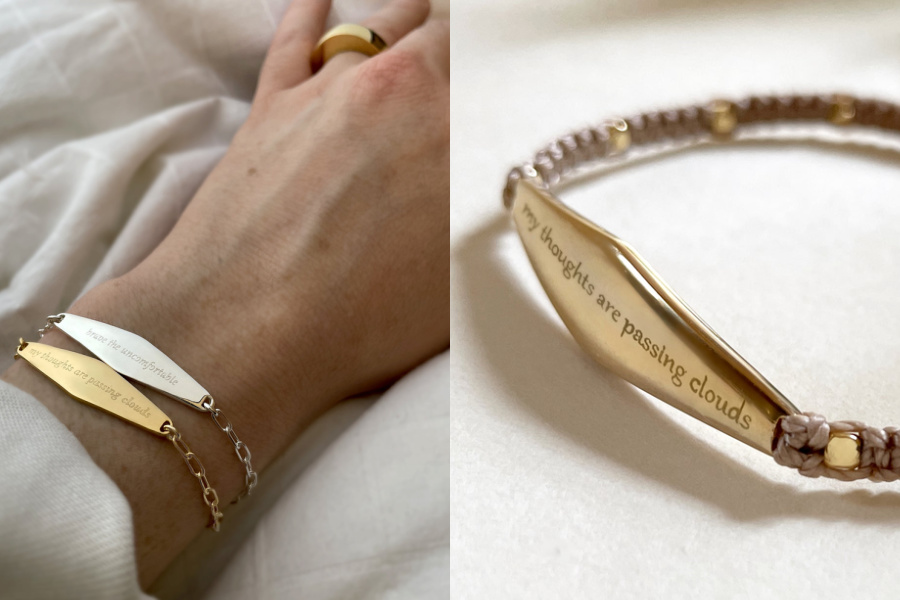 These gorgeous bracelets can help you manage anxiety and OCD with a little help from cognitive therapy techniques.