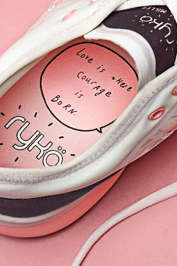 The Ryka x Chanel Miller limited edition sneakers support a truly meaningful cause