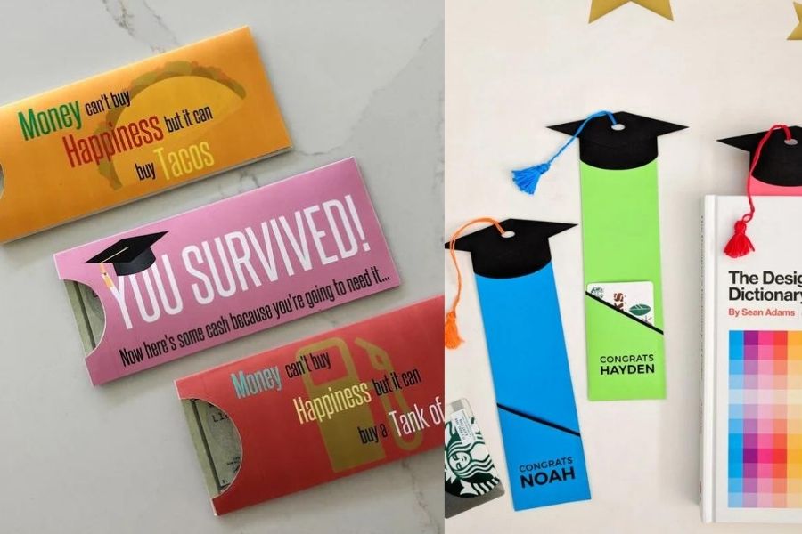 10 creative ways to give cash or a gift card for graduation, along with your congratulations.