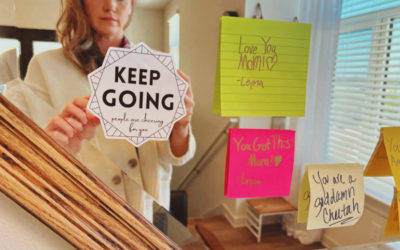 feelClings: A little inspiration, right on your mirror