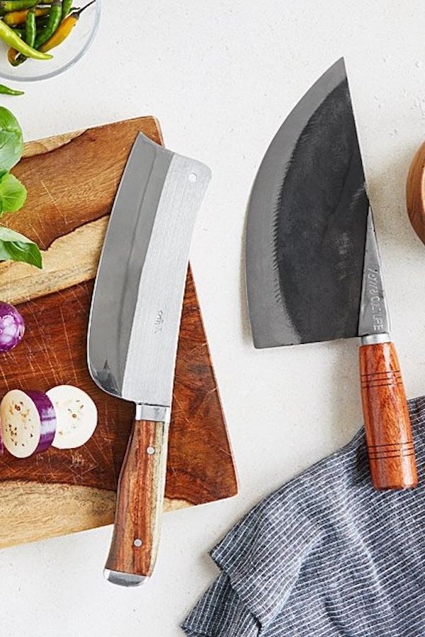 A pair of these beautiful Thai Chef Knives from Uncommon Goods make a unique Father's Day gift