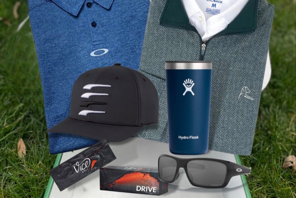  Inside the Leather's golf subscription box is a great gift for men to can't stay off the green.