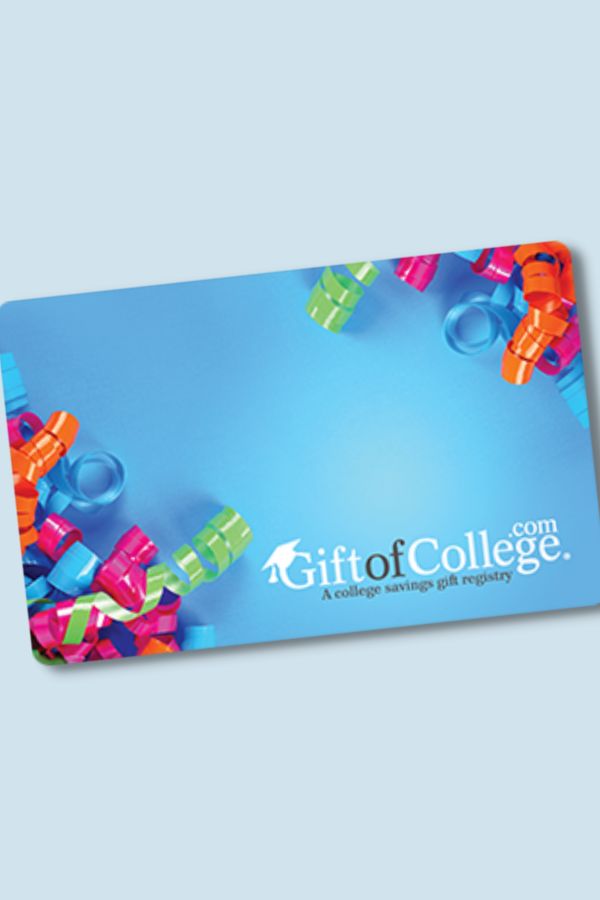 Meaningful gifts for kids: Donation to a 529 fund with a Gift of College gift card