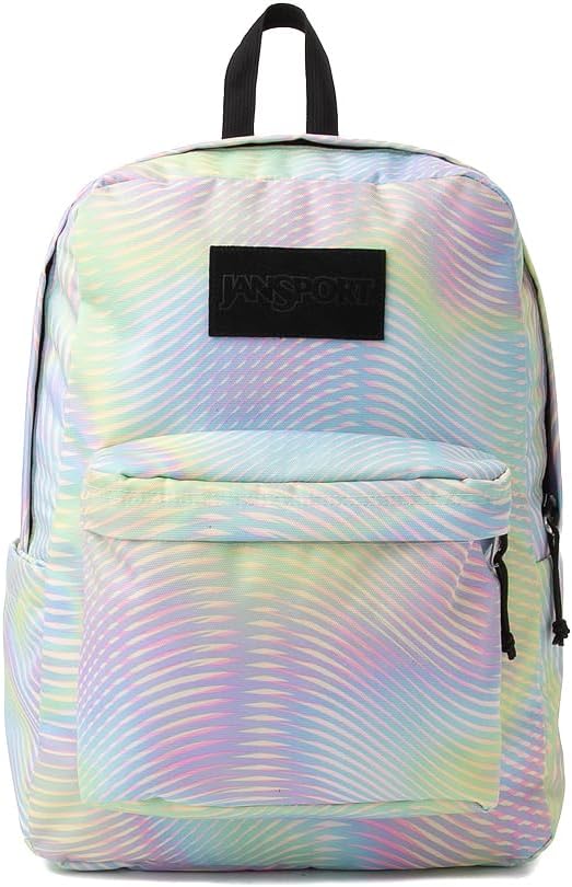 Cool backpacks for teens: The classic Jansport in a new cool static drip color