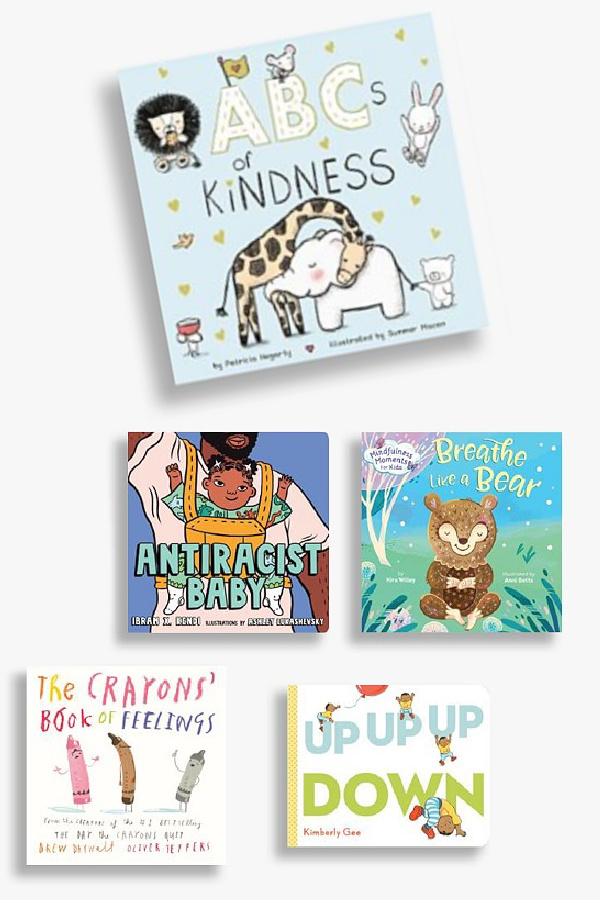 Mindful board book bundle from Pottery Barn Kids | Cool first birthday gifts