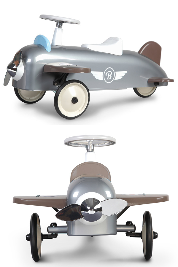This sleek Baghera Speedster Plane makes an awesome first birthday gift