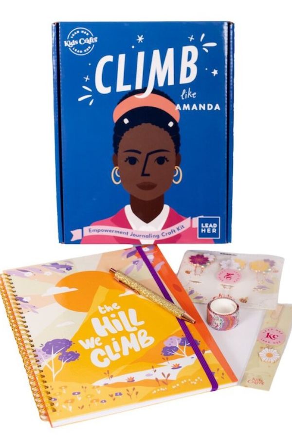 Climb Like Amanda journal kit | Cool tween birthday gifts