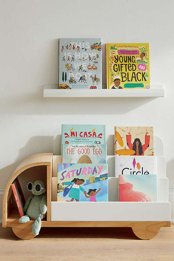 Crate and Kids adorable truck bookcase | The coolest birthday gifts for 2 year olds