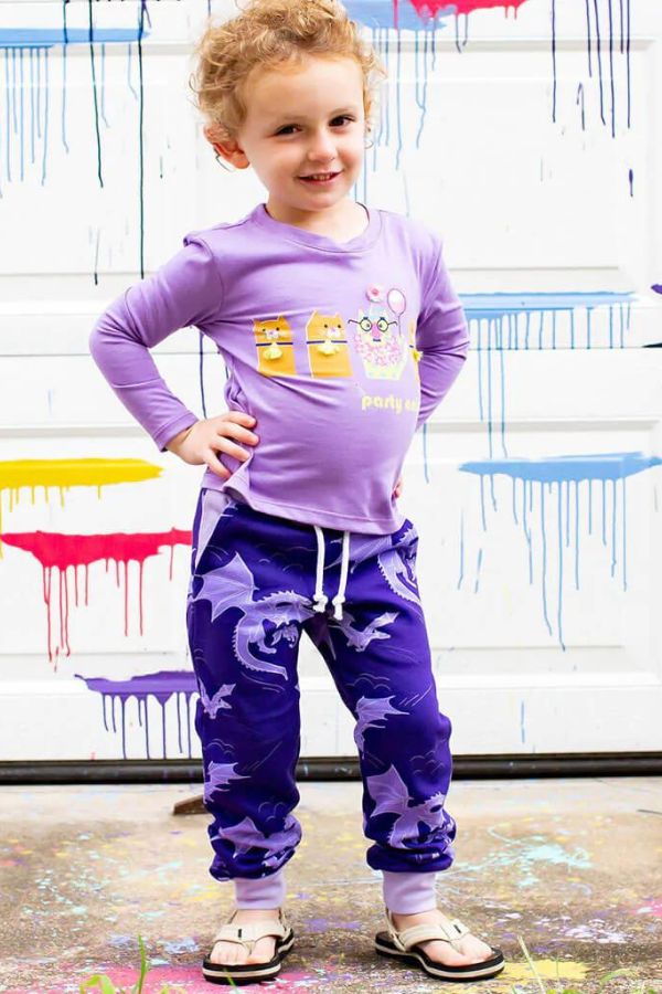 Unisex fleece lined leggings with pockets from Princess Awesome and Boy Wonder | Cool 2 year old gifts