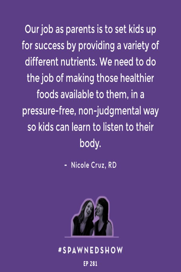 Help your tweens and teens learn healthy eating habits | Spawned with guest Nicole Cruz, RD