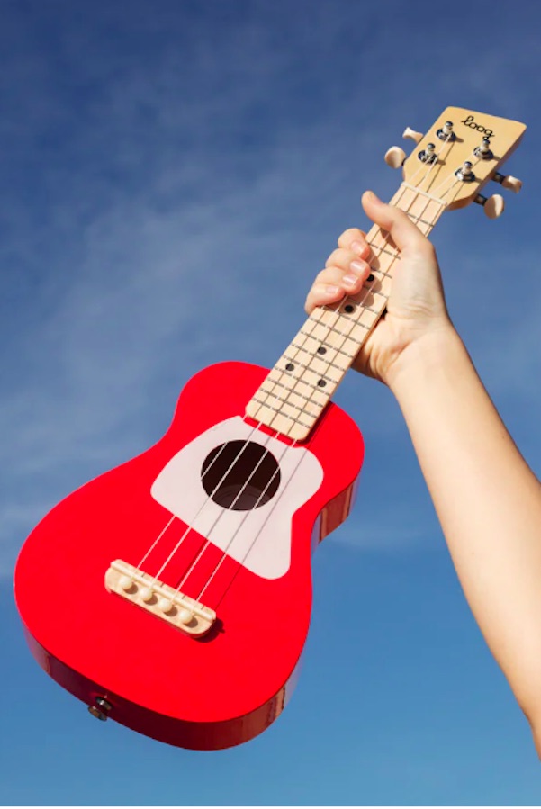 Loog ukulele with AR teaching app | The coolest gifts for 7 year olds