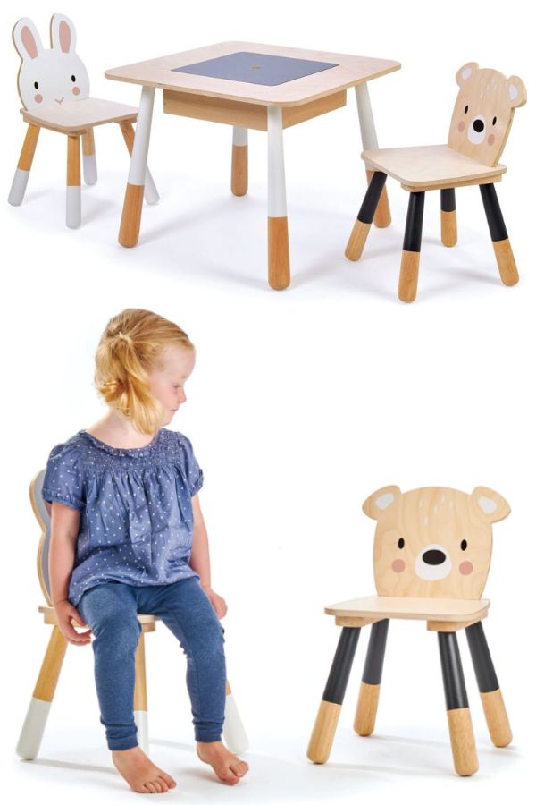 Toddler table & chair set from Tender Leaf Toys | Coolest gifts for 3 year old