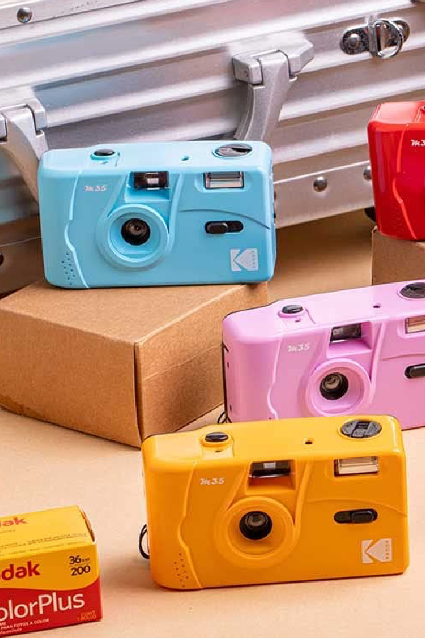 Colorful 35mm Kodak cameras are a hot gift with teens right now | cool mom picks ultimate kids gift guide